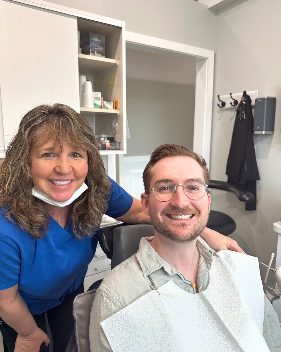 Summit Dental Group Summit Dental - Liverpool, NY Dentist Summit dental dentist Mike Grossman and patient