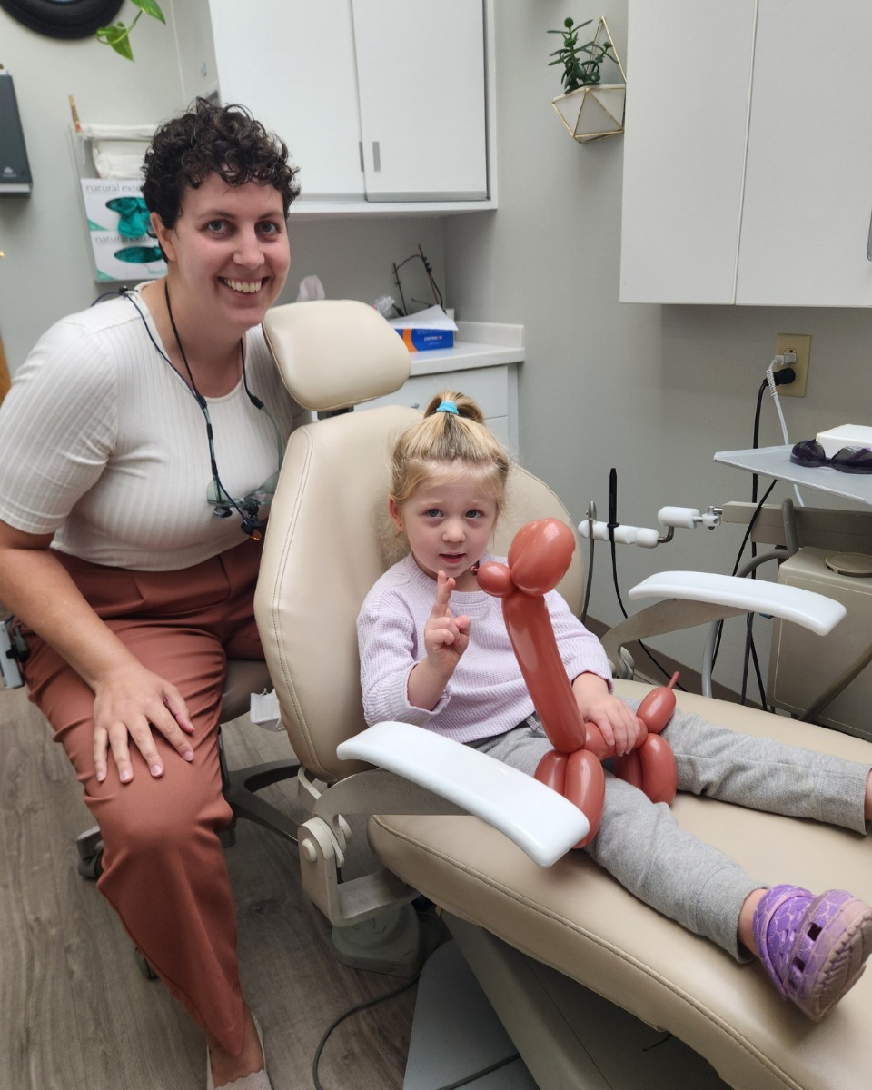 Dr. Abigail Romano and patient